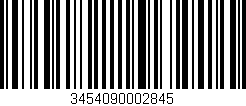 Código de barras (EAN, GTIN, SKU, ISBN): '3454090002845'