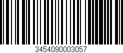 Código de barras (EAN, GTIN, SKU, ISBN): '3454090003057'
