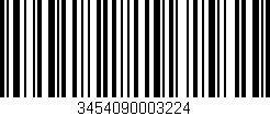 Código de barras (EAN, GTIN, SKU, ISBN): '3454090003224'