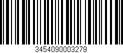 Código de barras (EAN, GTIN, SKU, ISBN): '3454090003279'