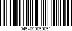 Código de barras (EAN, GTIN, SKU, ISBN): '3454090050051'