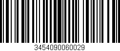 Código de barras (EAN, GTIN, SKU, ISBN): '3454090060029'
