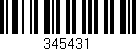 Código de barras (EAN, GTIN, SKU, ISBN): '345431'