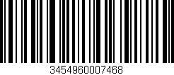 Código de barras (EAN, GTIN, SKU, ISBN): '3454960007468'