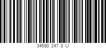 Código de barras (EAN, GTIN, SKU, ISBN): '34590_247_0_U'
