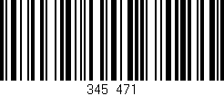 Código de barras (EAN, GTIN, SKU, ISBN): '345/471'