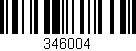 Código de barras (EAN, GTIN, SKU, ISBN): '346004'