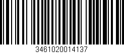Código de barras (EAN, GTIN, SKU, ISBN): '3461020014137'