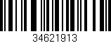 Código de barras (EAN, GTIN, SKU, ISBN): '34621913'