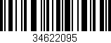 Código de barras (EAN, GTIN, SKU, ISBN): '34622095'