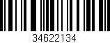 Código de barras (EAN, GTIN, SKU, ISBN): '34622134'
