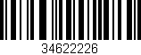 Código de barras (EAN, GTIN, SKU, ISBN): '34622226'