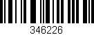 Código de barras (EAN, GTIN, SKU, ISBN): '346226'