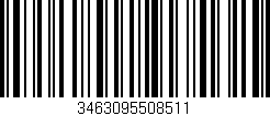 Código de barras (EAN, GTIN, SKU, ISBN): '3463095508511'