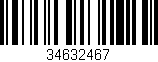 Código de barras (EAN, GTIN, SKU, ISBN): '34632467'