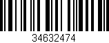 Código de barras (EAN, GTIN, SKU, ISBN): '34632474'