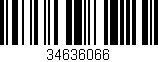 Código de barras (EAN, GTIN, SKU, ISBN): '34636066'