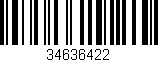 Código de barras (EAN, GTIN, SKU, ISBN): '34636422'