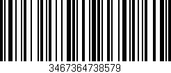 Código de barras (EAN, GTIN, SKU, ISBN): '3467364738579'