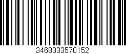 Código de barras (EAN, GTIN, SKU, ISBN): '3468333570152'