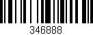 Código de barras (EAN, GTIN, SKU, ISBN): '346888'