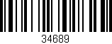 Código de barras (EAN, GTIN, SKU, ISBN): '34689'