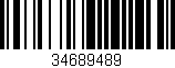 Código de barras (EAN, GTIN, SKU, ISBN): '34689489'