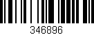Código de barras (EAN, GTIN, SKU, ISBN): '346896'