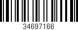 Código de barras (EAN, GTIN, SKU, ISBN): '34697166'