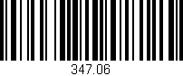 Código de barras (EAN, GTIN, SKU, ISBN): '347.06'