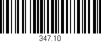 Código de barras (EAN, GTIN, SKU, ISBN): '347.10'