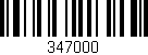 Código de barras (EAN, GTIN, SKU, ISBN): '347000'