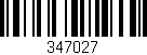 Código de barras (EAN, GTIN, SKU, ISBN): '347027'
