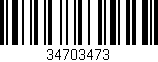 Código de barras (EAN, GTIN, SKU, ISBN): '34703473'