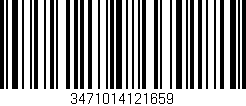 Código de barras (EAN, GTIN, SKU, ISBN): '3471014121659'