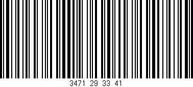 Código de barras (EAN, GTIN, SKU, ISBN): '3471_29_33_41'