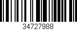 Código de barras (EAN, GTIN, SKU, ISBN): '34727988'