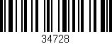 Código de barras (EAN, GTIN, SKU, ISBN): '34728'