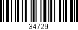 Código de barras (EAN, GTIN, SKU, ISBN): '34729'