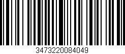 Código de barras (EAN, GTIN, SKU, ISBN): '3473220084049'