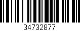 Código de barras (EAN, GTIN, SKU, ISBN): '34732877'