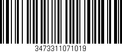 Código de barras (EAN, GTIN, SKU, ISBN): '3473311071019'