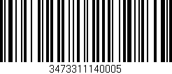 Código de barras (EAN, GTIN, SKU, ISBN): '3473311140005'