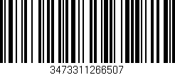Código de barras (EAN, GTIN, SKU, ISBN): '3473311266507'