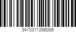Código de barras (EAN, GTIN, SKU, ISBN): '3473311268006'