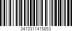 Código de barras (EAN, GTIN, SKU, ISBN): '3473311415653'