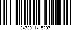 Código de barras (EAN, GTIN, SKU, ISBN): '3473311415707'