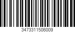 Código de barras (EAN, GTIN, SKU, ISBN): '3473311506009'