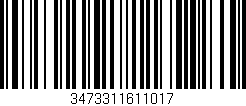 Código de barras (EAN, GTIN, SKU, ISBN): '3473311611017'
