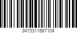 Código de barras (EAN, GTIN, SKU, ISBN): '3473311687104'